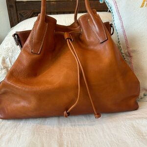 Cavalcanti Rusty Brown Leather Bag